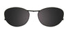 Takumi TK916 Eyeglasses with Clip-on Sunglasses | Size 53 / Matt Black