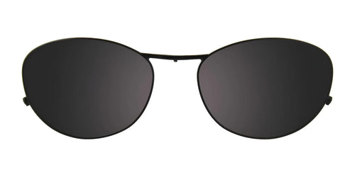 Takumi TK916 Eyeglasses with Clip-on Sunglasses / Size 53 / Matt Black