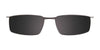 Takumi TK917 Eyeglasses with Clip-on Sunglasses | Size 53 / Metallic Blue & Silver