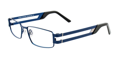 Takumi TK917 Eyeglasses with Clip-on Sunglasses Metallic Blue & Silver
