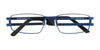 Takumi TK917 Eyeglasses with Clip-on Sunglasses | Size 53 / Metallic Blue & Silver