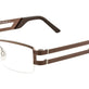 Satin Brown & Silver