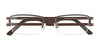 Takumi TK918 Eyeglasses with Clip-on Sunglasses | Size 49 / Matt Black & Burgundy