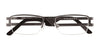 Takumi TK918 Eyeglasses with Clip-on Sunglasses | Size 49 / Matt Black & Burgundy