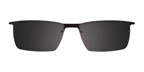 Takumi TK918 Eyeglasses with Clip-on Sunglasses / Size 49 / Matt Black & Burgundy