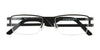 Takumi TK918 Eyeglasses with Clip-on Sunglasses | Size 49 / Matt Black & Burgundy