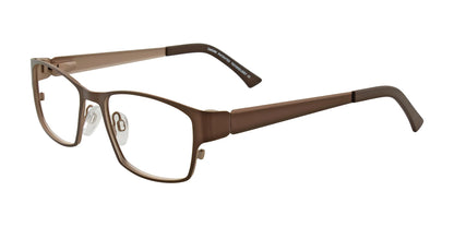 Takumi TK919 Eyeglasses with Clip-on Sunglasses Satin Dark Brown