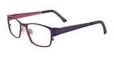 Takumi TK919 Eyeglasses with Clip-on Sunglasses Satin Dark Violet