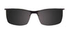 Takumi TK919 Eyeglasses with Clip-on Sunglasses | Size 52 / Satin Dark Brown