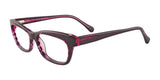 Takumi TK920 Eyeglasses with Clip-on Sunglasses Marbled Purple