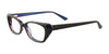 Takumi TK921 Eyeglasses with Clip-on Sunglasses | Size 49 / Black & Blue