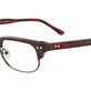Clear Red & Dark Grey