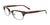 Takumi TK922 Eyeglasses with Clip-on Sunglasses | Size 51 / Clear Red & Dark Grey