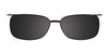 Takumi TK922 Eyeglasses with Clip-on Sunglasses | Size 51 / Black