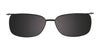 Takumi TK922 Eyeglasses with Clip-on Sunglasses | Size 51 / Black