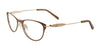 Takumi TK926 Eyeglasses with Clip-on Sunglasses | Size 53 / Matt Brown
