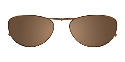 Takumi TK926 Eyeglasses with Clip-on Sunglasses / Size 53 / Matt Brown