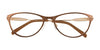 Takumi TK926 Eyeglasses with Clip-on Sunglasses | Size 53 / Matt Brown