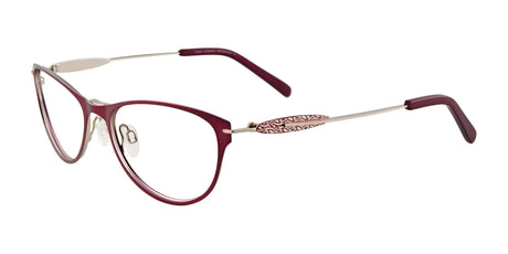 Takumi TK926 Eyeglasses with Clip-on Sunglasses Matt Burgundy