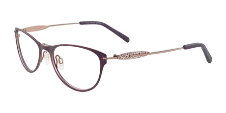 Takumi TK926 Eyeglasses with Clip-on Sunglasses Matt Violet