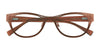Takumi TK931 Eyeglasses with Clip-on Sunglasses | Size 49 / Matt Brown