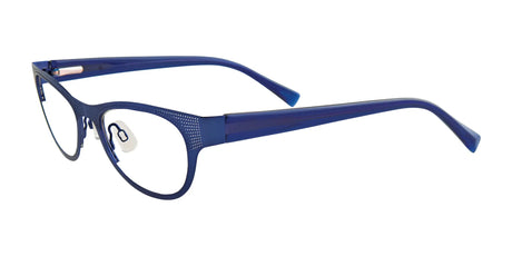 Takumi TK931 Eyeglasses with Clip-on Sunglasses Matt Navy