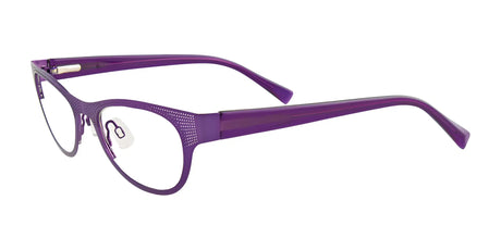 Takumi TK931 Eyeglasses with Clip-on Sunglasses Matt Dark Lilac