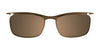 Takumi TK932 Eyeglasses with Clip-on Sunglasses | Size 52 / Matt Brown