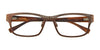 Takumi TK932 Eyeglasses with Clip-on Sunglasses | Size 52 / Matt Brown