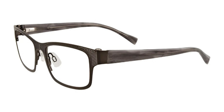 Takumi TK932 Eyeglasses with Clip-on Sunglasses Matt Dark Grey