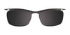 Takumi TK932 Eyeglasses with Clip-on Sunglasses | Size 52 / Matt Brown