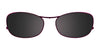 Takumi TK942 Eyeglasses with Clip-on Sunglasses | Size 54 / Satin Dark Pink