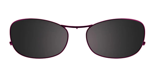 Takumi TK942 Eyeglasses with Clip-on Sunglasses / Size 54 / Satin Dark Pink