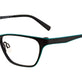 Satin Black & Turquoise