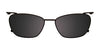 Takumi TK949 Eyeglasses with Clip-on Sunglasses | Size 52 / Satin Black & Turquoise