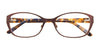 Takumi TK954 Eyeglasses with Clip-on Sunglasses | Size 55 / Satin Dark Brown
