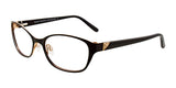 Takumi TK954 Eyeglasses with Clip-on Sunglasses Satin Black