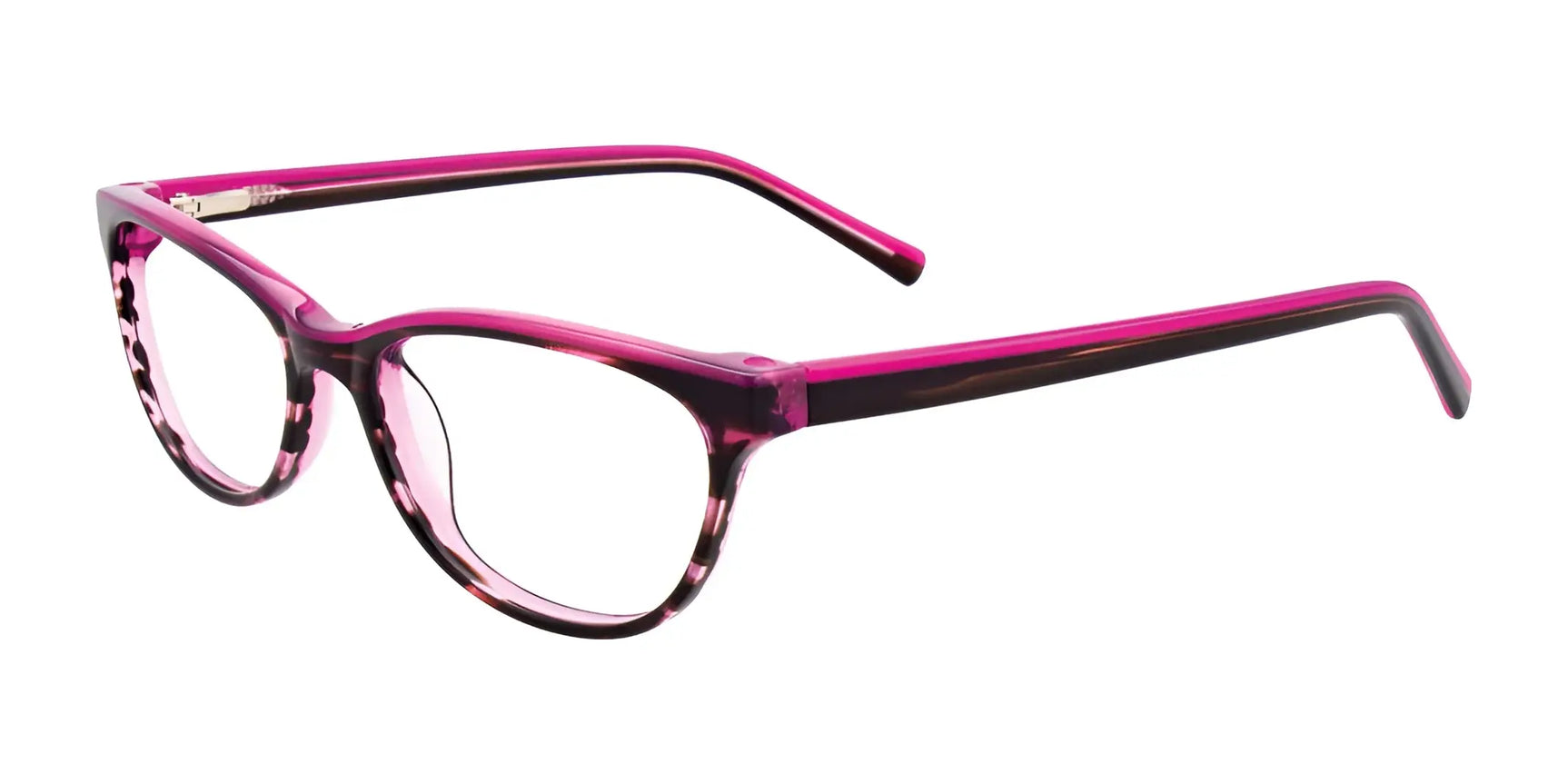 Takumi TK962 Eyeglasses with Clip-on Sunglasses Marbled Pink & Pink