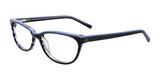 Takumi TK962 Eyeglasses with Clip-on Sunglasses Marbled Blue & Light Blue