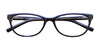 Takumi TK962 Eyeglasses with Clip-on Sunglasses | Size 53 / Marbled Blue & Light Blue