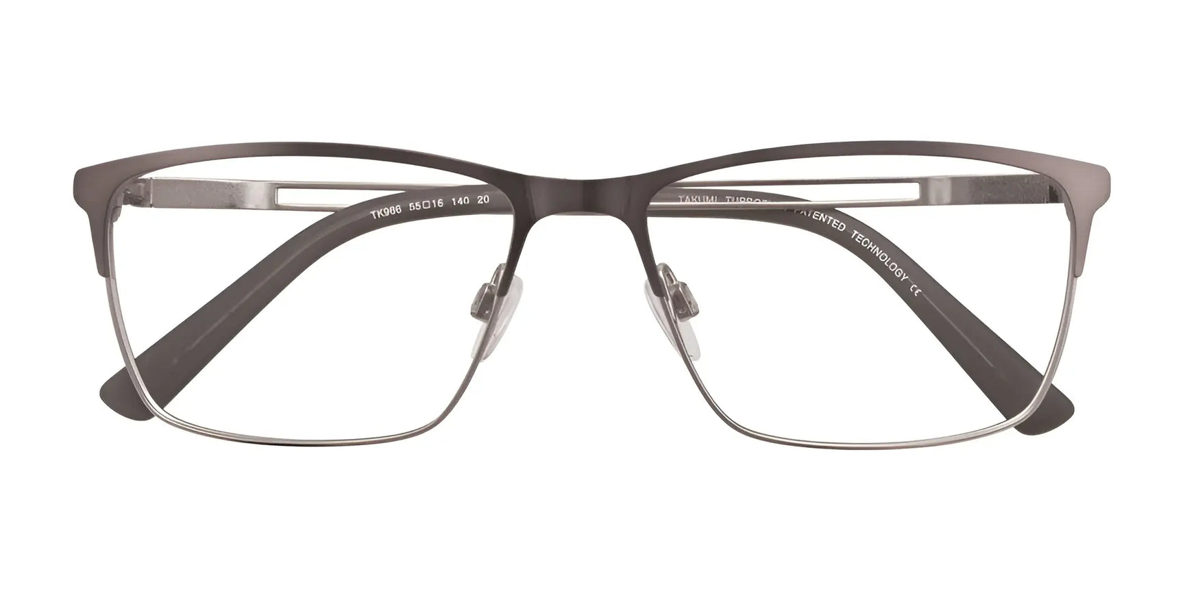 Takumi TK966 Eyeglasses with Clip-on Sunglasses | Size 55