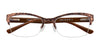 Takumi TK972 Eyeglasses with Clip-on Sunglasses | Size 53 / Light & Dark Brown