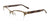 Takumi TK972 Eyeglasses with Clip-on Sunglasses | Size 53 / Light Gold And Brown