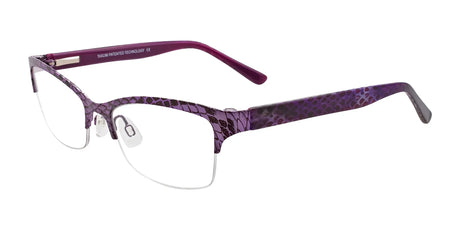 Takumi TK972 Eyeglasses with Clip-on Sunglasses Light & Dark Purple