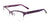 Takumi TK972 Eyeglasses with Clip-on Sunglasses | Size 53 / Light & Dark Purple