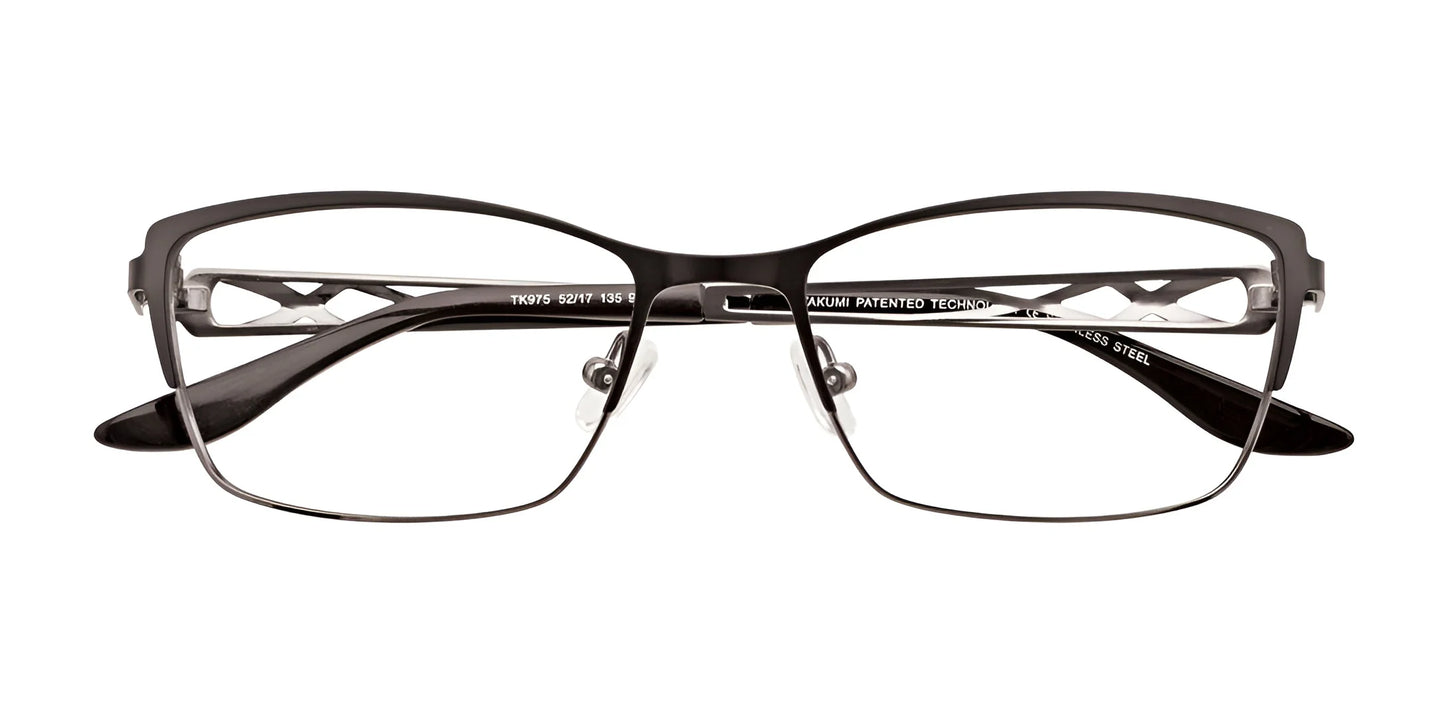Takumi TK975 Eyeglasses with Clip-on Sunglasses | Size 52