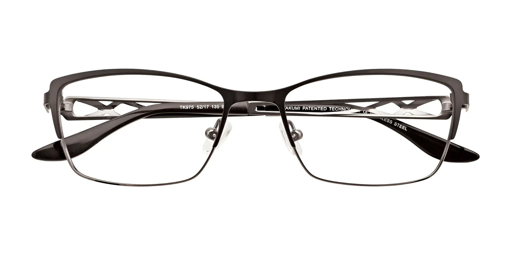 Takumi TK975 Eyeglasses with Clip-on Sunglasses | Size 52