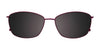 Takumi TK984 Eyeglasses with Clip-on Sunglasses | Size 54 / Satin Black & Silver