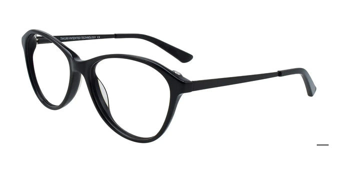 Takumi TK996 Eyeglasses with Clip-on Sunglasses | Size 53 / Black