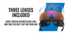 Tifosi Optics AETHON Sunglasses / Crystal Blue Interchange
